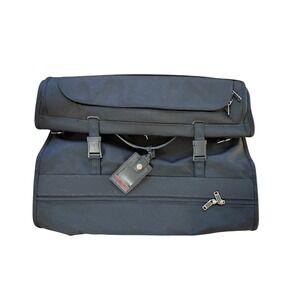 Tumi Alpha Black Ballistic Nylon‎ Tri-Fold Garment Bag Suit Carrier Luggage